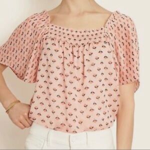 Ann Taylor | Accordion Sleeve Off Shoulder Top